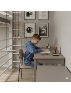 Lit enfant avec échelle – sommeil, jeu et mouvement en un