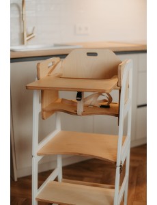  Possibilités: Chaise haute + plateau repas