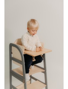  Possibilités: Chaise haute + plateau repas